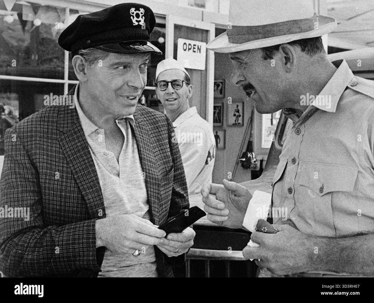 Actors Terry-Thomas and Milton Berle in the movie It's a Mad, Mad, Mad ...