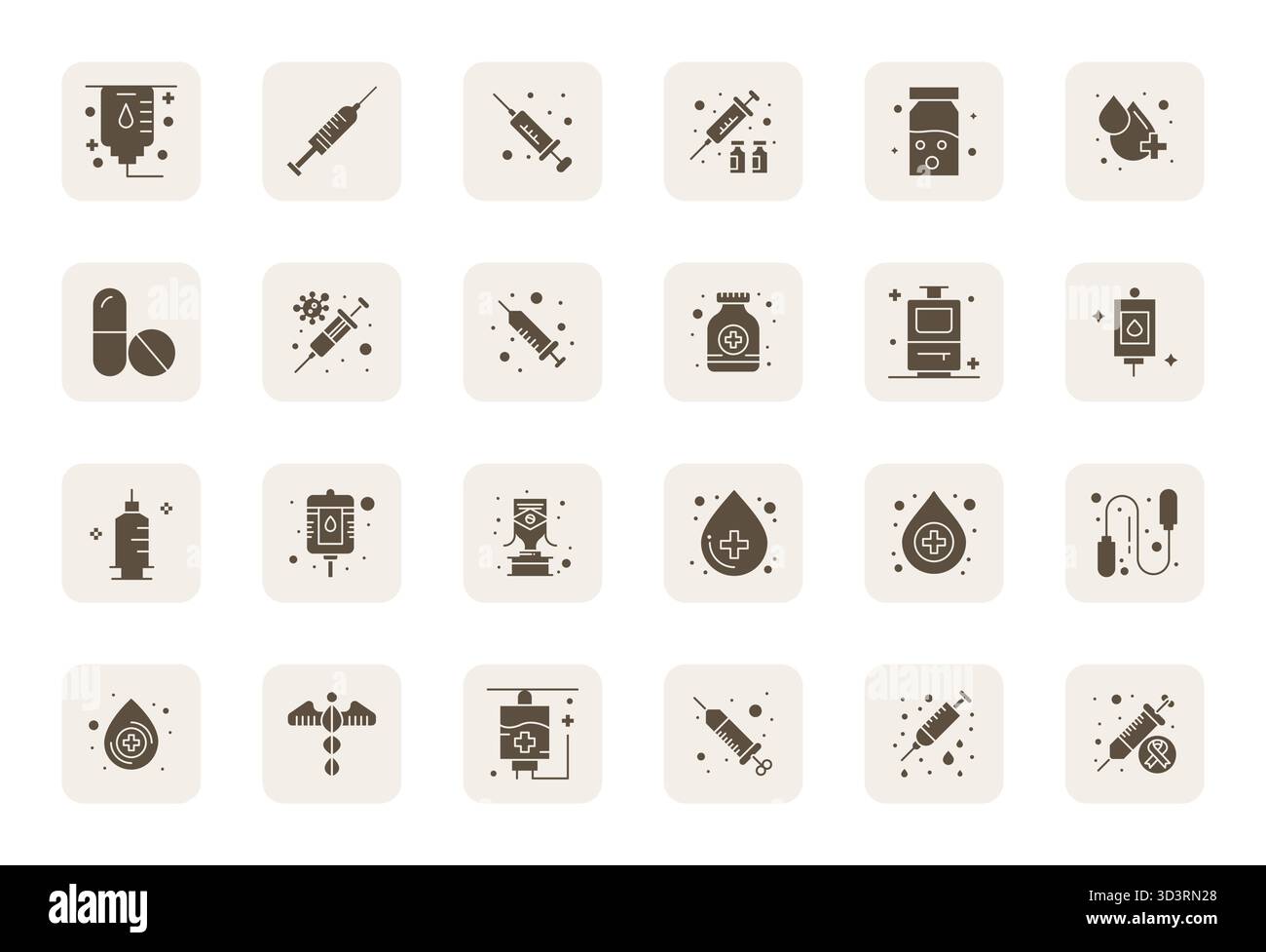 Comprehensive bundle featuring 24 vector icons in Filled design for ...