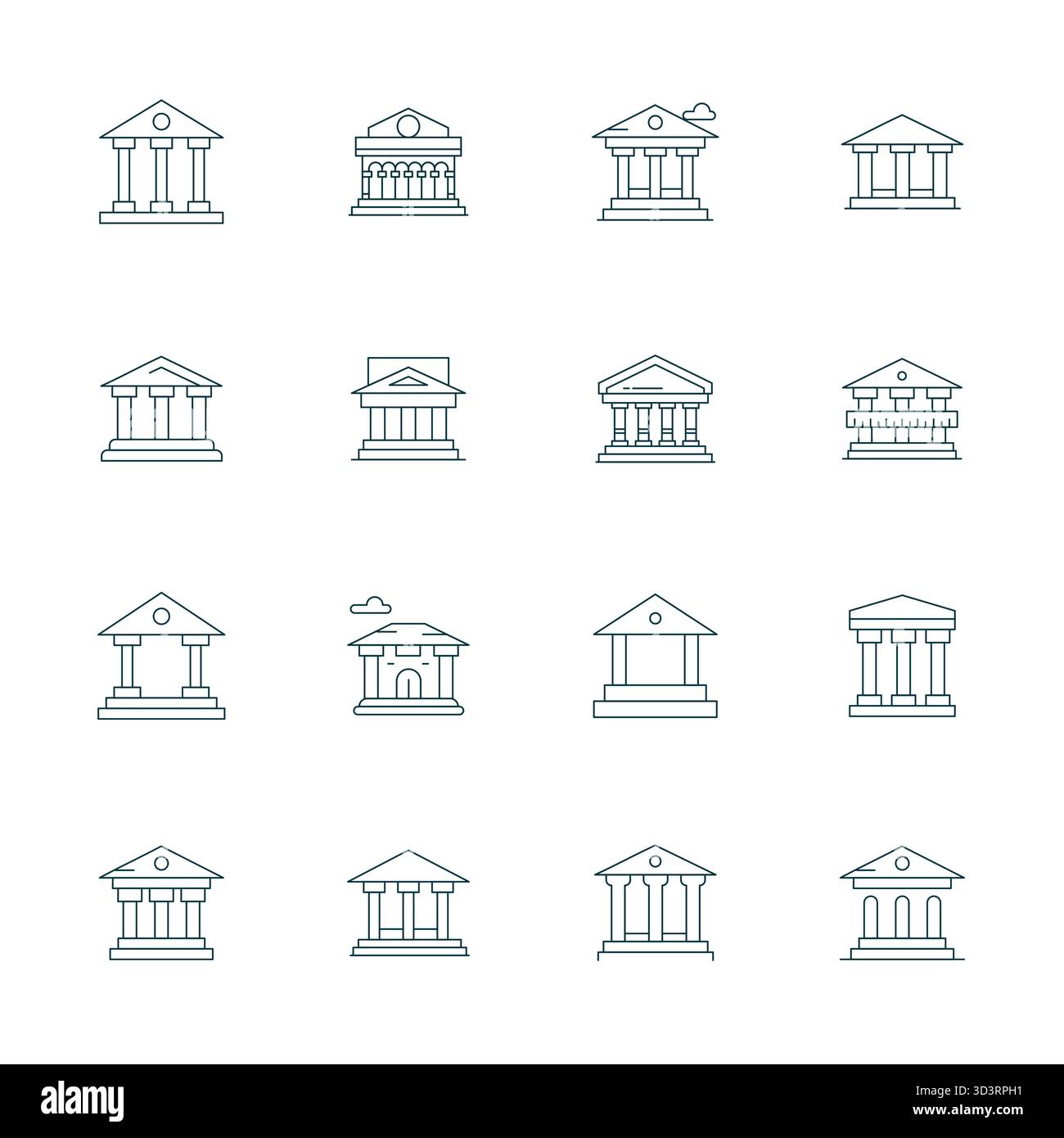 Cafe portico Stock Vector Images - Alamy