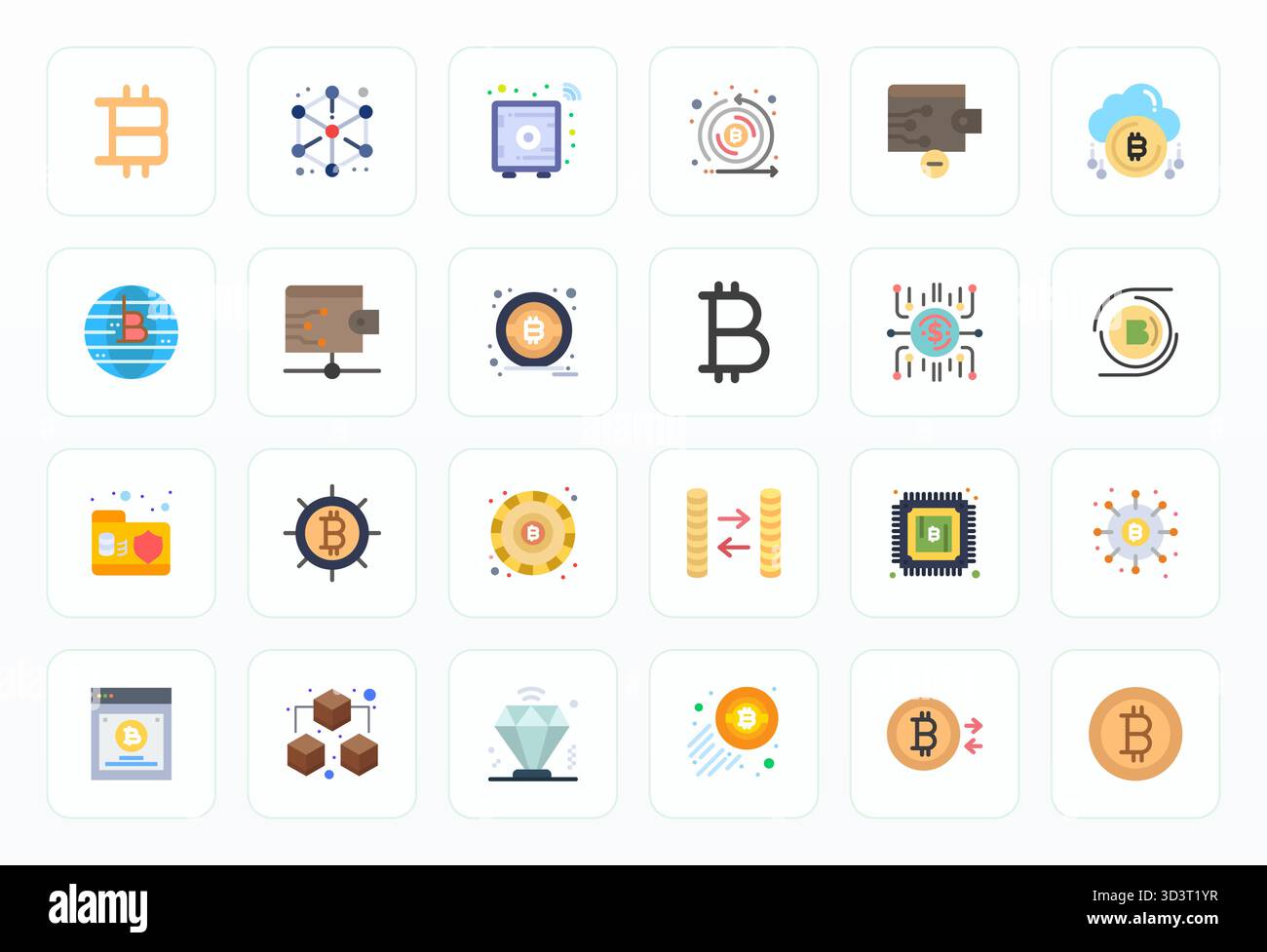State-of-the-art bundle featuring 24 Display Perfect vector icons ...