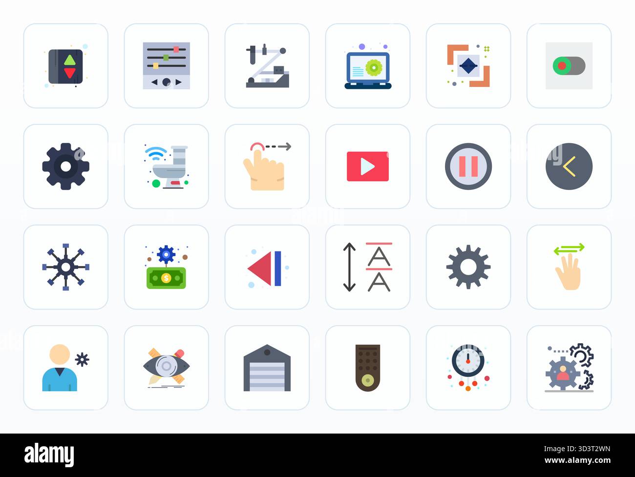 State-of-the-art bundle featuring 24 PIXEL Perfect vector icons ...
