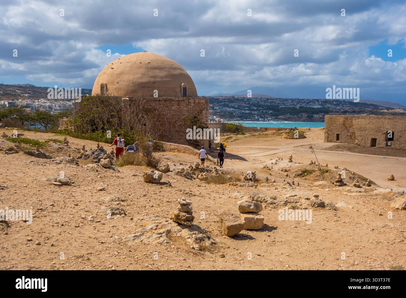 The Fortress (Fortezza) of Rethymnon in Rethimno (Crete), Crete Stock ...