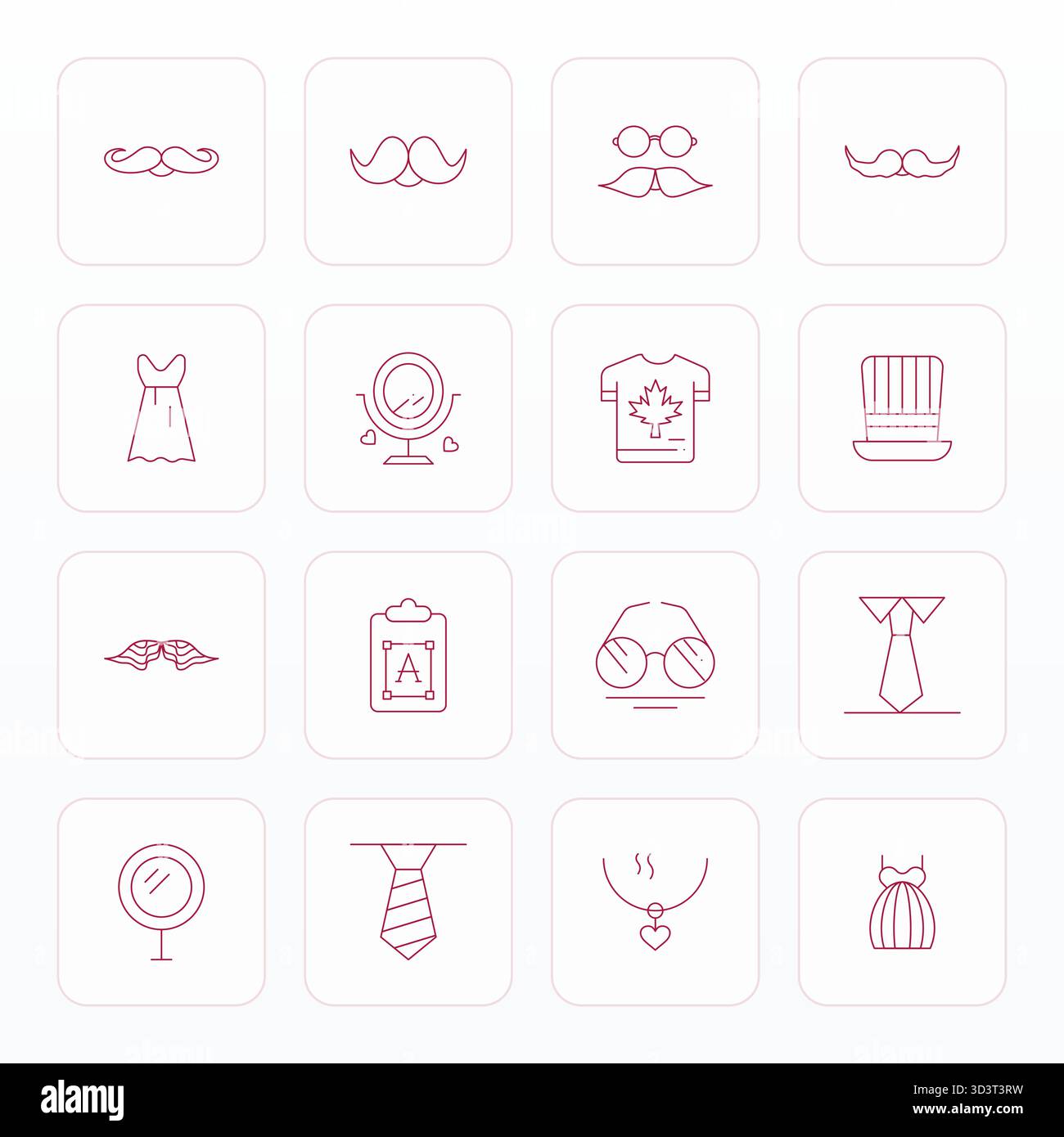 Unlock 16 Thin Line Editable vector icons inspired by Style, optimized in 256x256 format for flawless display across all devices. Stock Vector