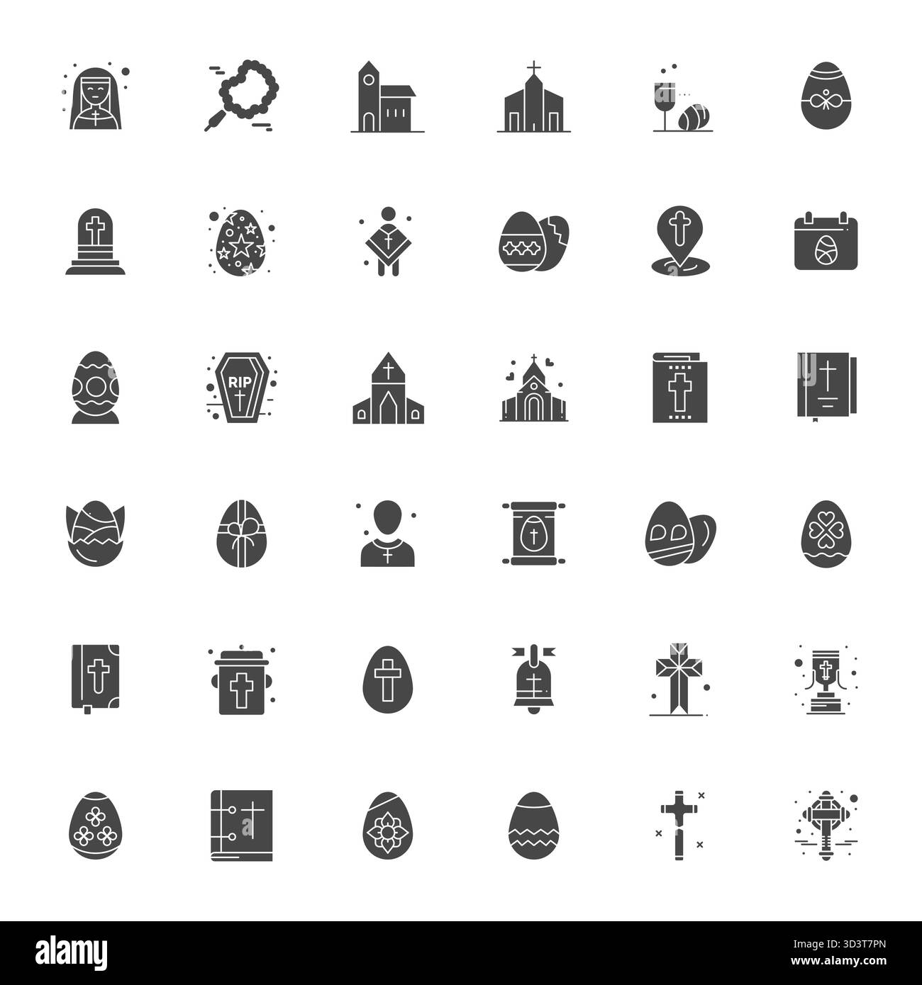 Unlock 36 Filled Detail Enhanced vector icons inspired by Christian ...