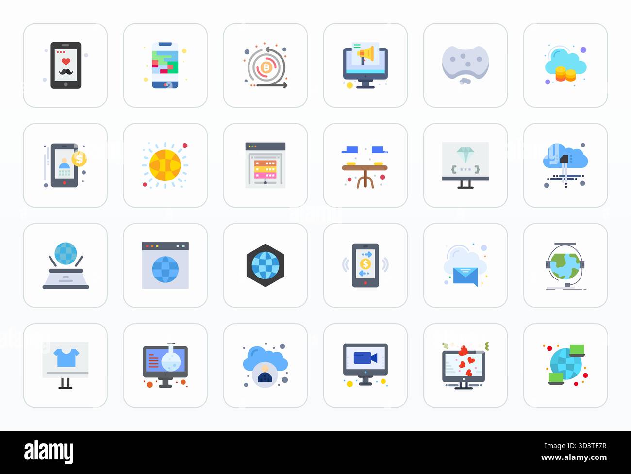 Immersive visual display Stock Vector Images - Alamy