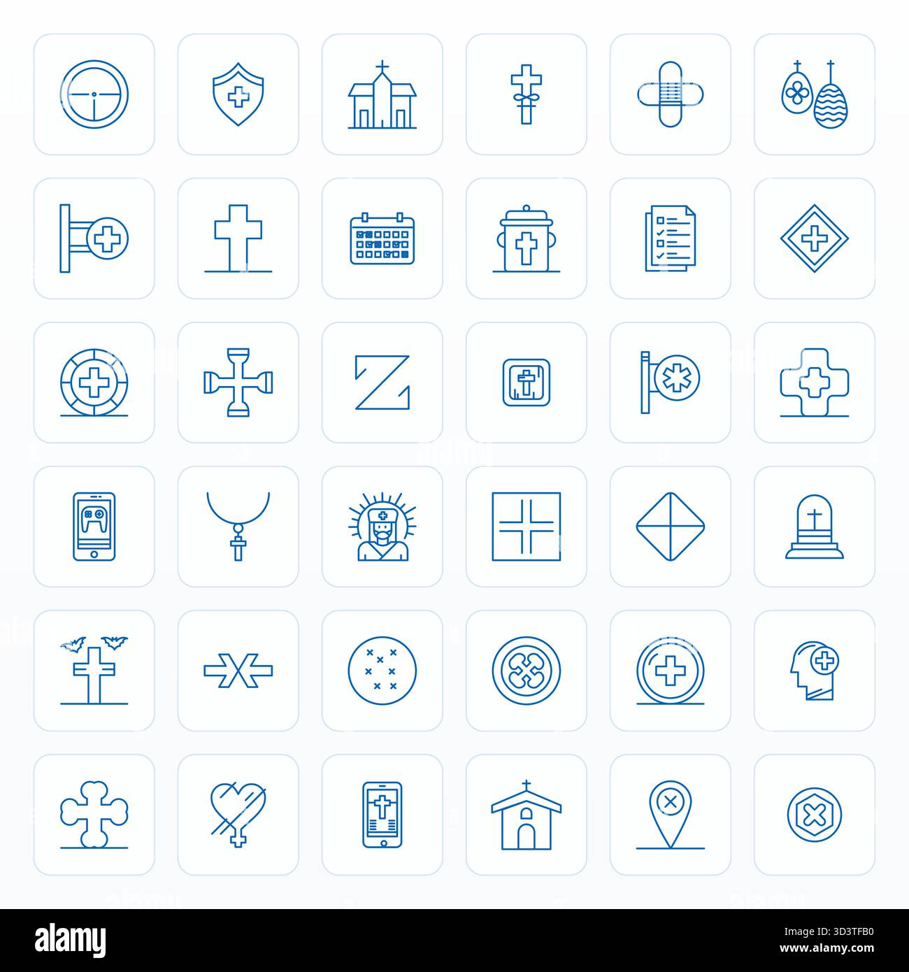 Professionally designed 36 vector icons in Bold Line, capturing the ...