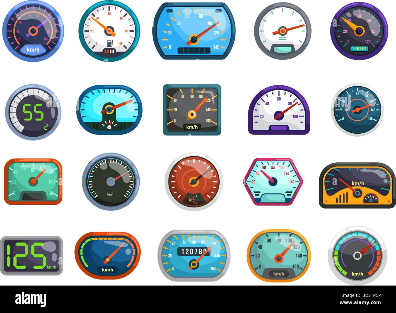 Mechanical panel gauge Stock Vector Images - Alamy