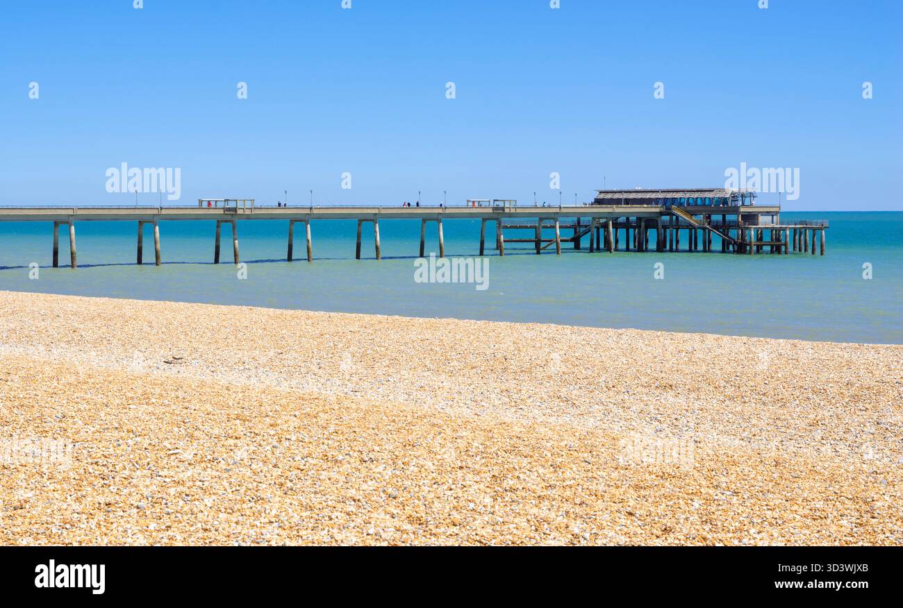Deal pier from Deal Beach Deal Kent England UK GB Europe Stock Photo