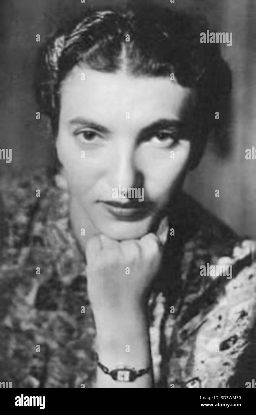 Rose Ausländer, an Austrian author, photographed in 1931. She was known ...