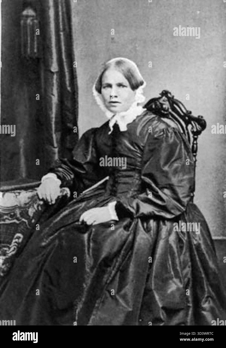 Lydia Rous This photograph of Lydia Rous, taken before 1896, shows her as part of ...