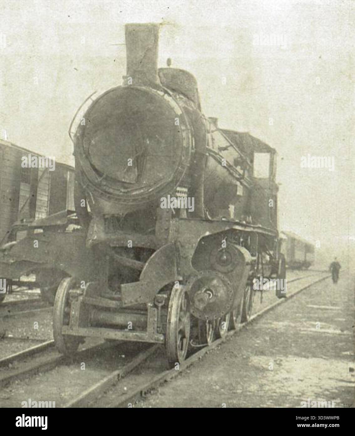 The 1909 Prague speed train disaster, a steam locomotive crash in ...