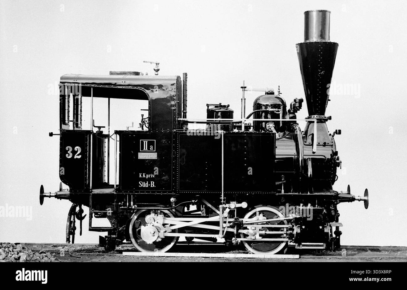 332 Train Engine This 1888 works photo features the tank engine series 3c, number 32 ...