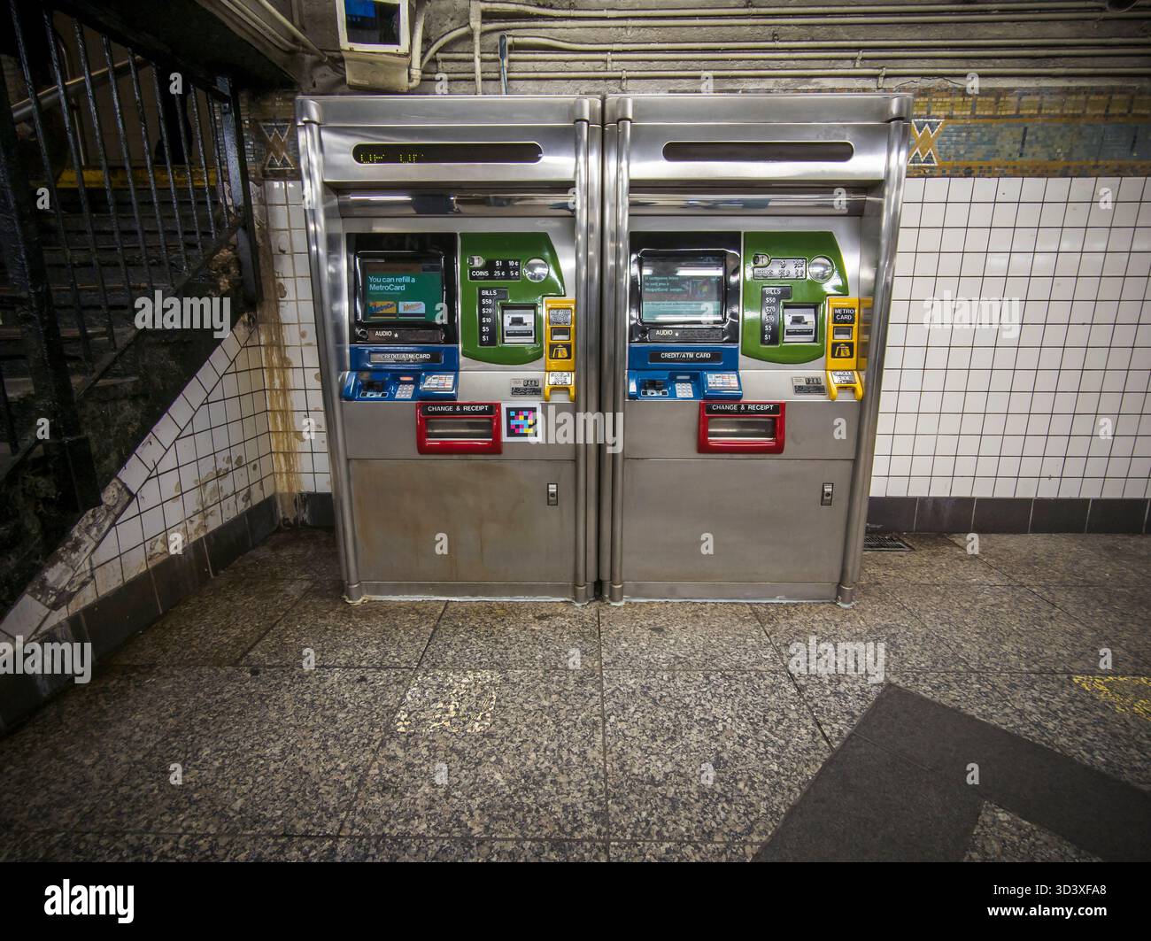 A Pair Of Soon To Be Extinct MetroCard Machines In The West 28th Street a-pair-of-soon-to-be-extinct-metrocard-machines-in-the-west-28th-street