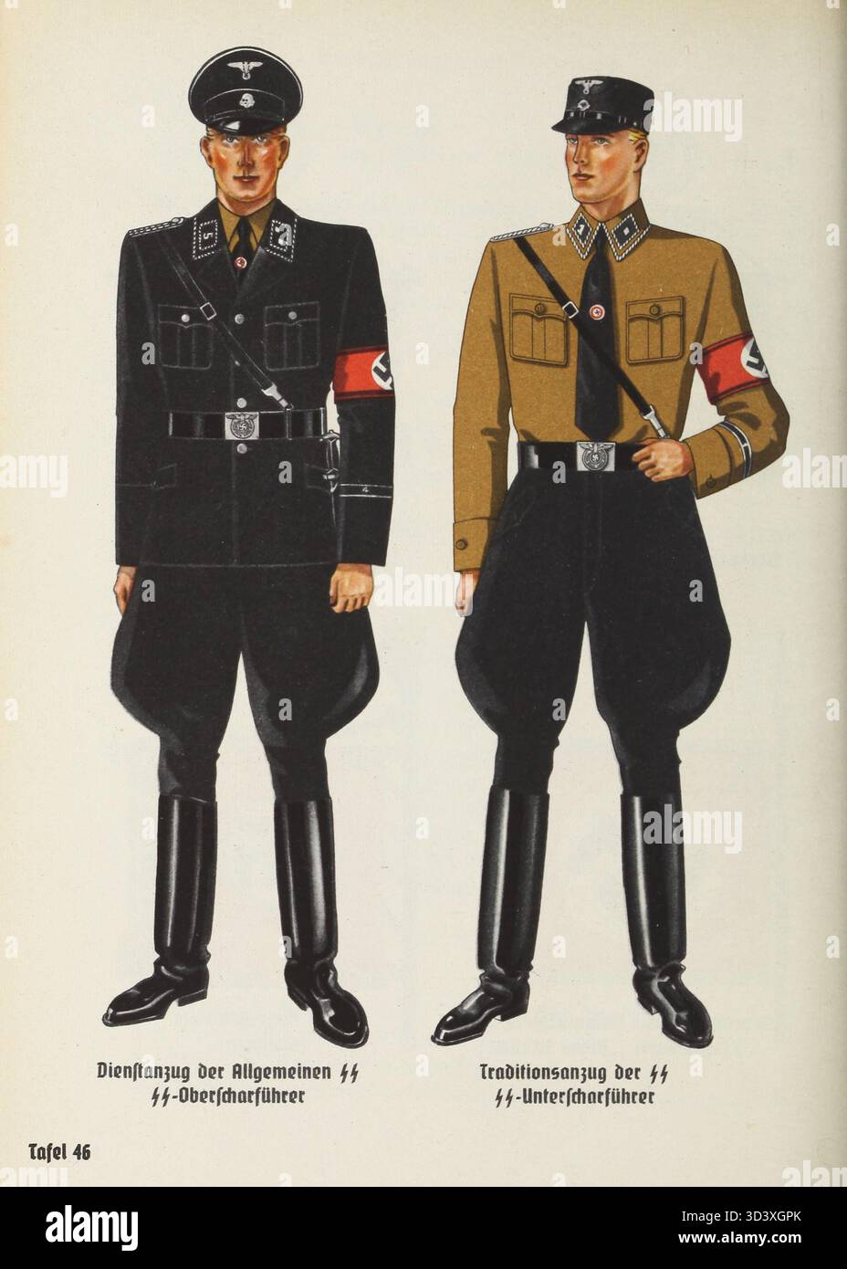 Ss Initals Official nazi uniforms handbook reference hi-res stock photography and ...