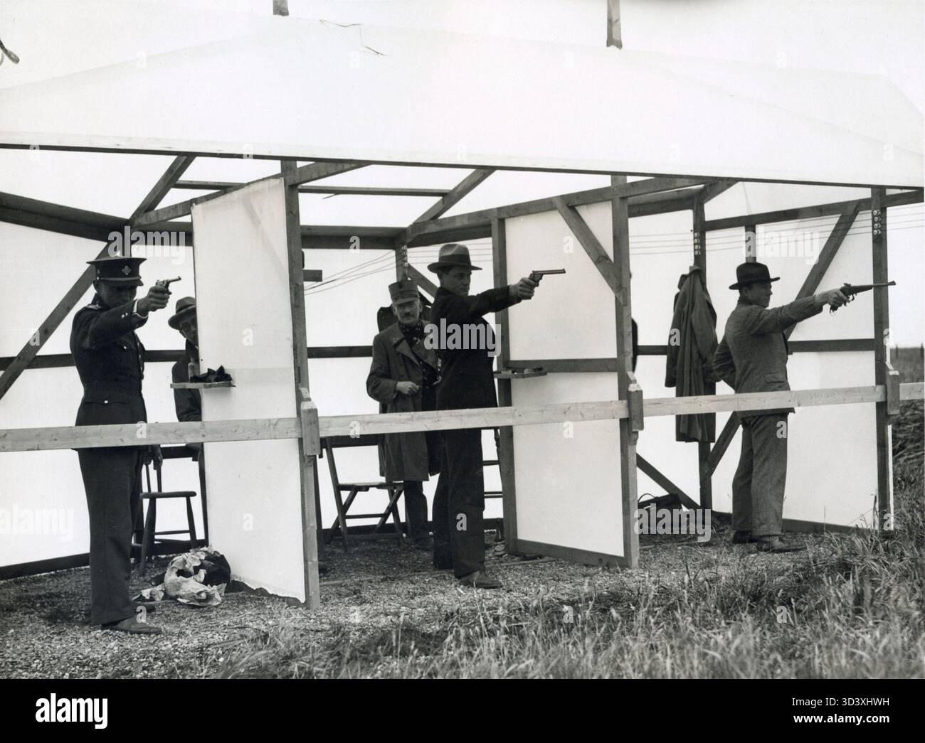 At the 1928 Olympic Games in Amsterdam, three men are pictured ...