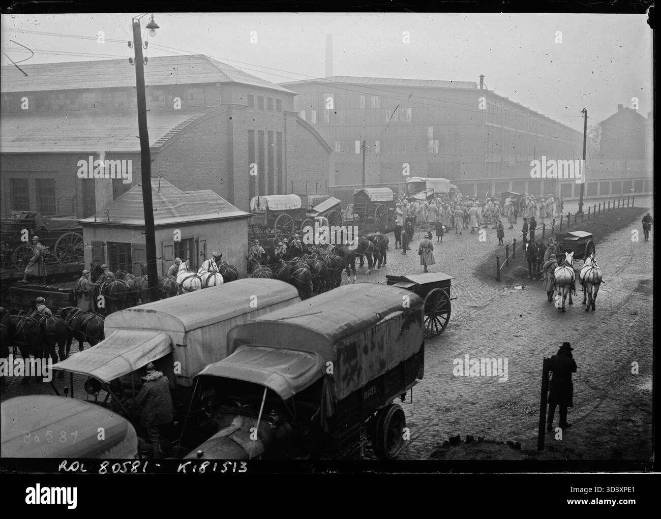 On 12 January 1923, troops were photographed in Essen's train station ...