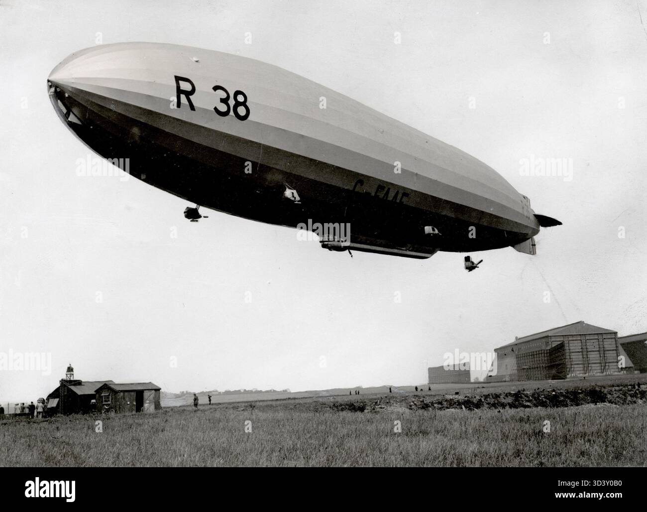 Zeppelin R 38 The English airship R38, measuring 212 meters, crashed off the coast of ...
