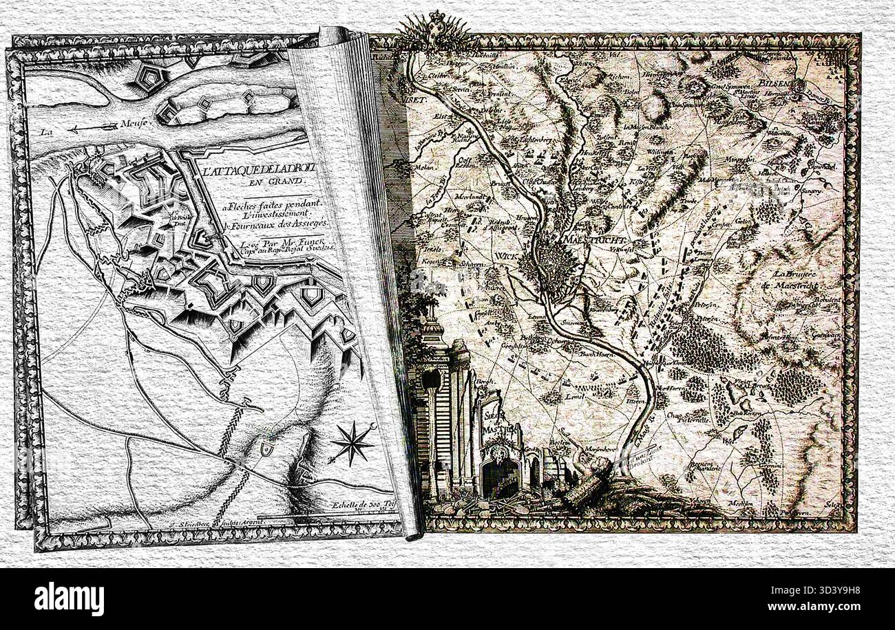 17th century city map hi-res stock photography and images - Alamy
