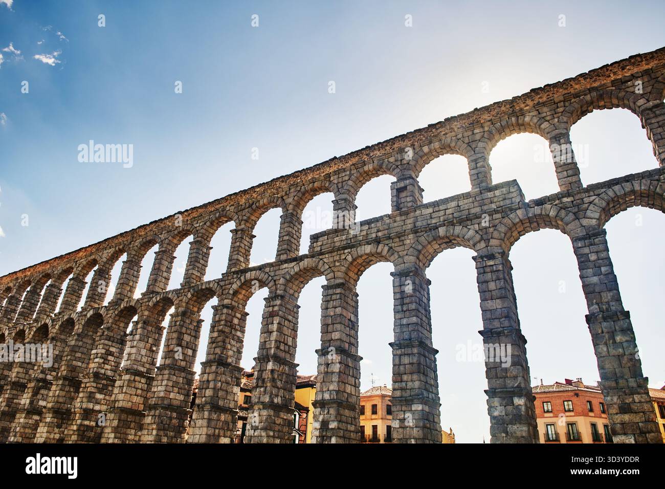 Ancient Roman aqueduct in Segovia, Spain, Europe Stock Photo - Alamy