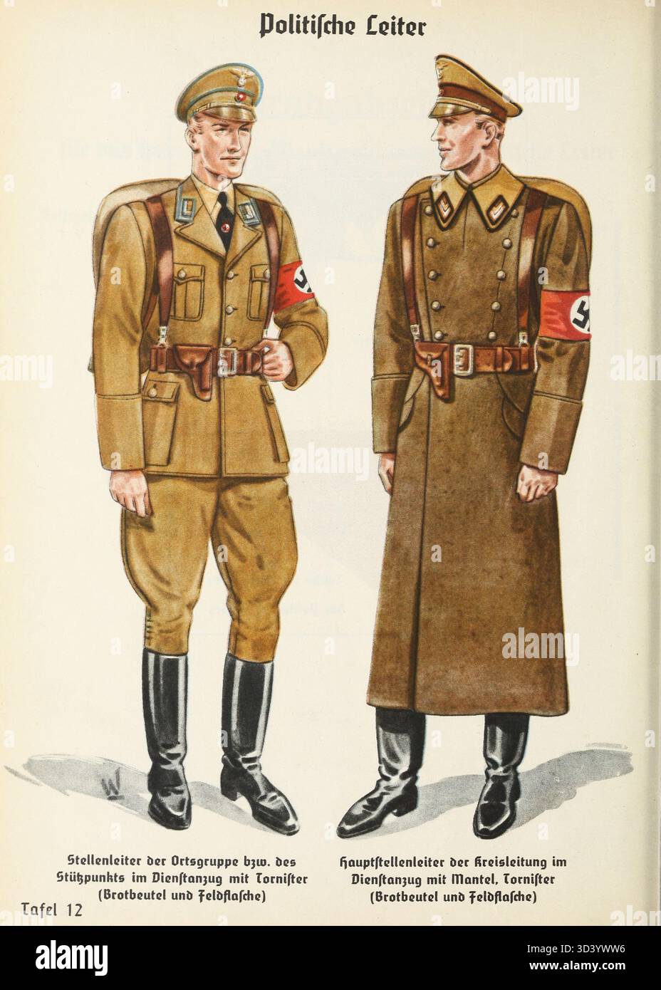 An image from the 1936 NSDAP Organizational Book depicting a