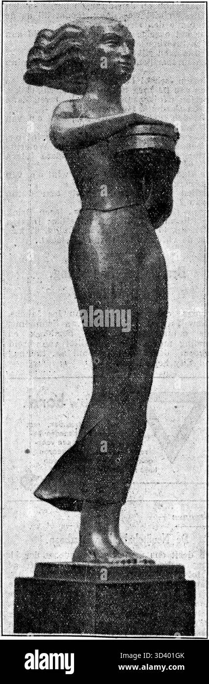 January Representation Illustration from the *Rotterdamsch Nieuwsblad* on January 19, 1937 ...