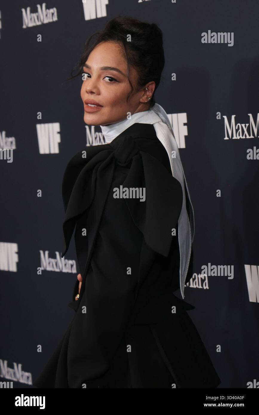 Tessa Thompson attends the 2025 WIF Honors Presented By Max Mara at the