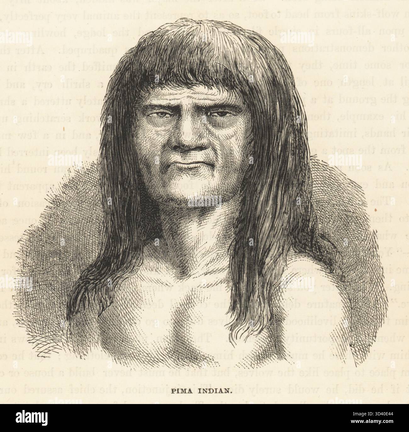 Native Death Races Man of the Akimel O'odham or Pima nation. Native Americans of Arizona ...