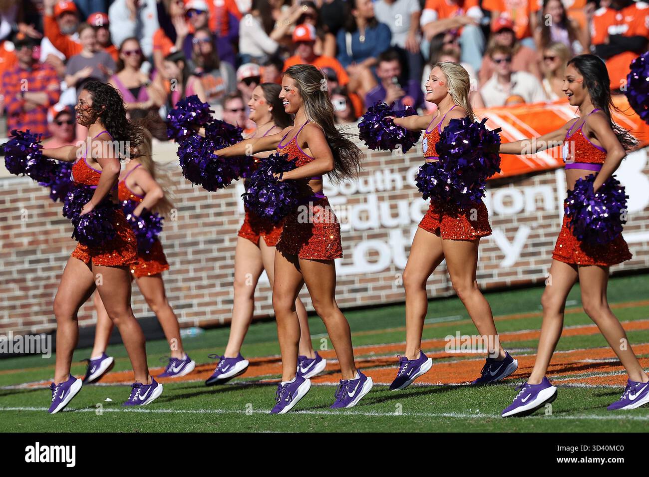 CLEMSON, SC - NOVEMBER 01: Clemson Rally Cats perform during a college ...
