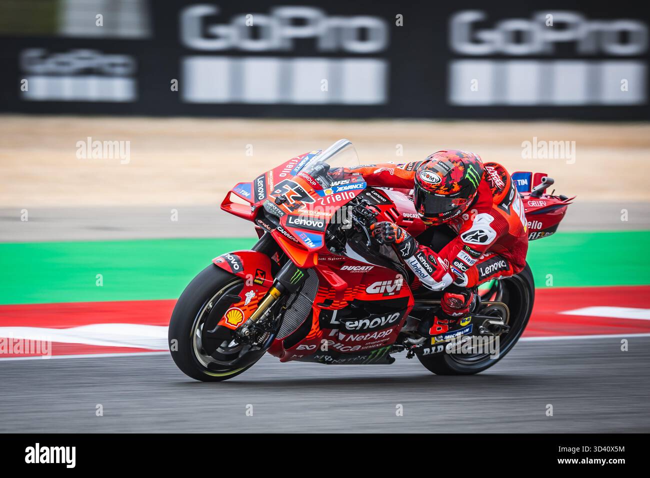 Francesco Bagnaia of Italy and Ducati Lenovo Team in action during the ...