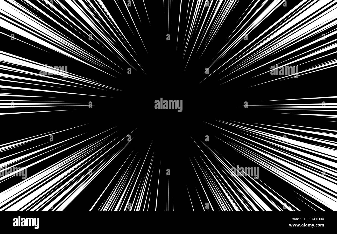 Manga comic style speed line illustration Stock Vector Image & Art - Alamy