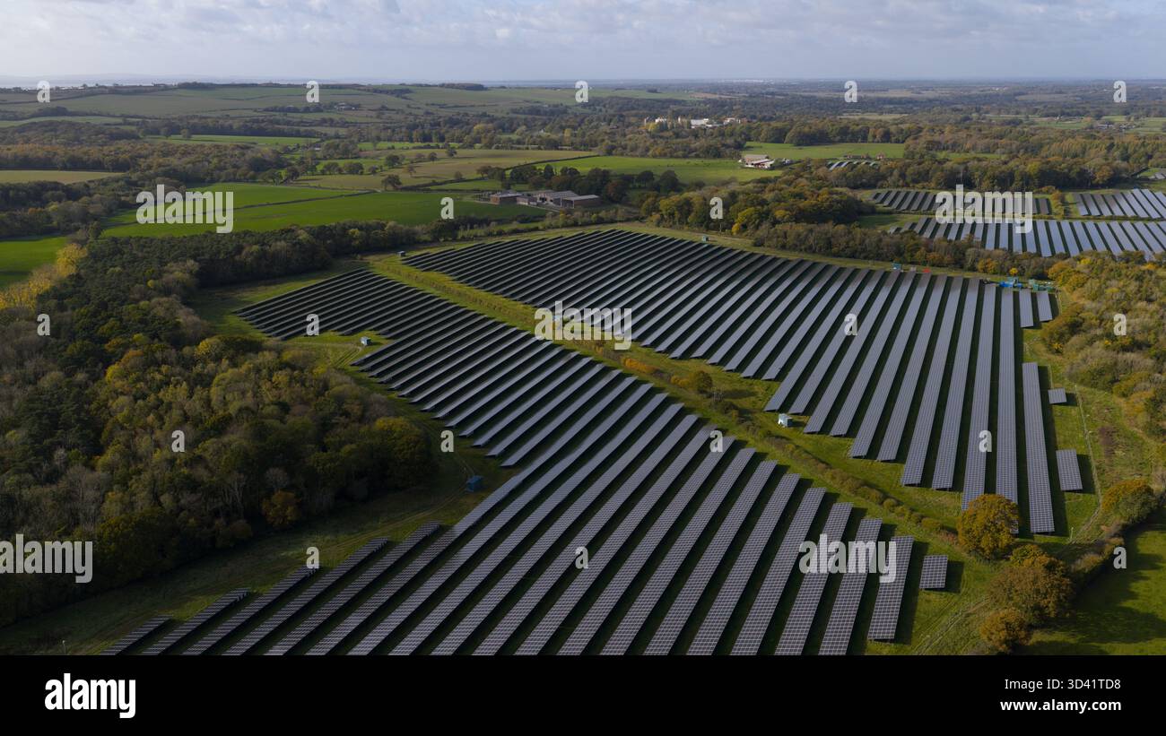 Solar panels in english countryside hi-res stock photography and images ...