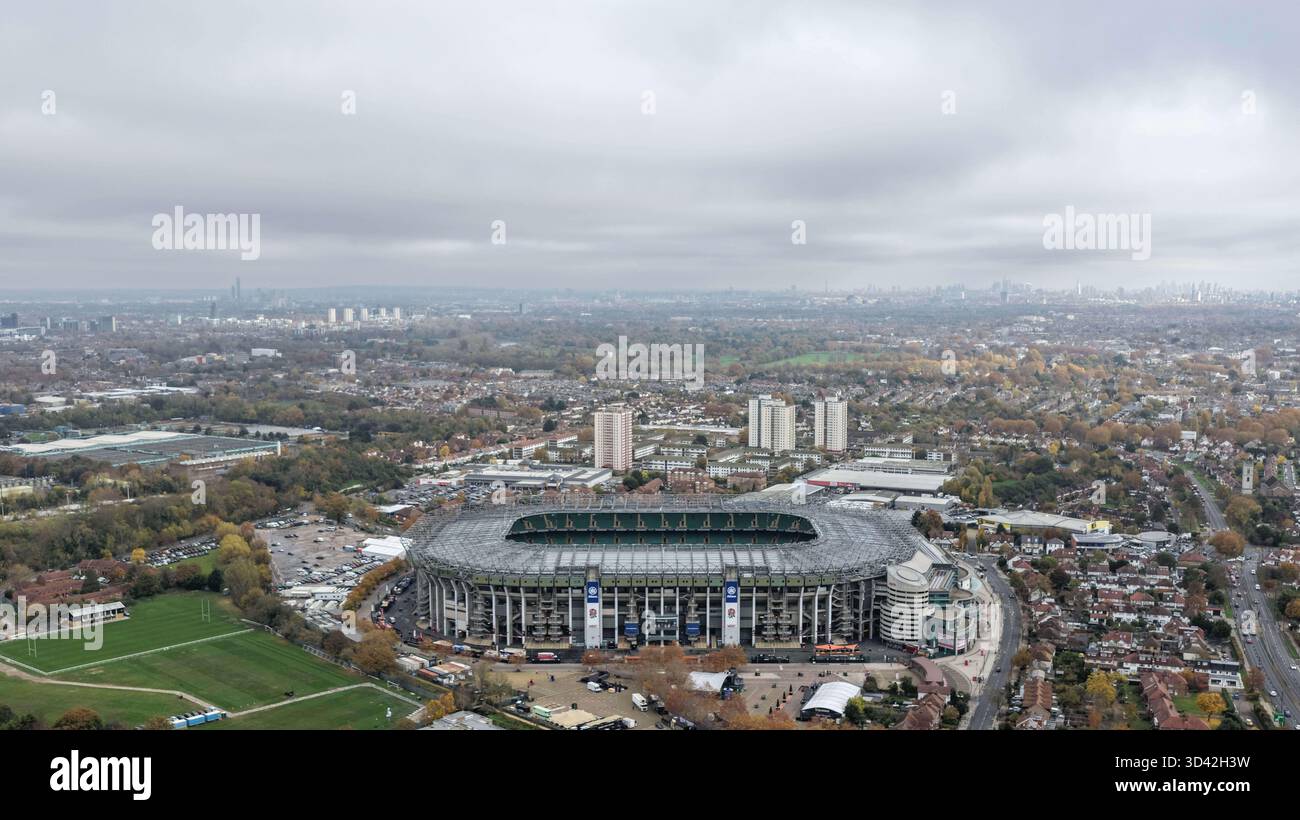 Aut View A general aerial view of The Allianz Stadium ahead of the Quilter ...