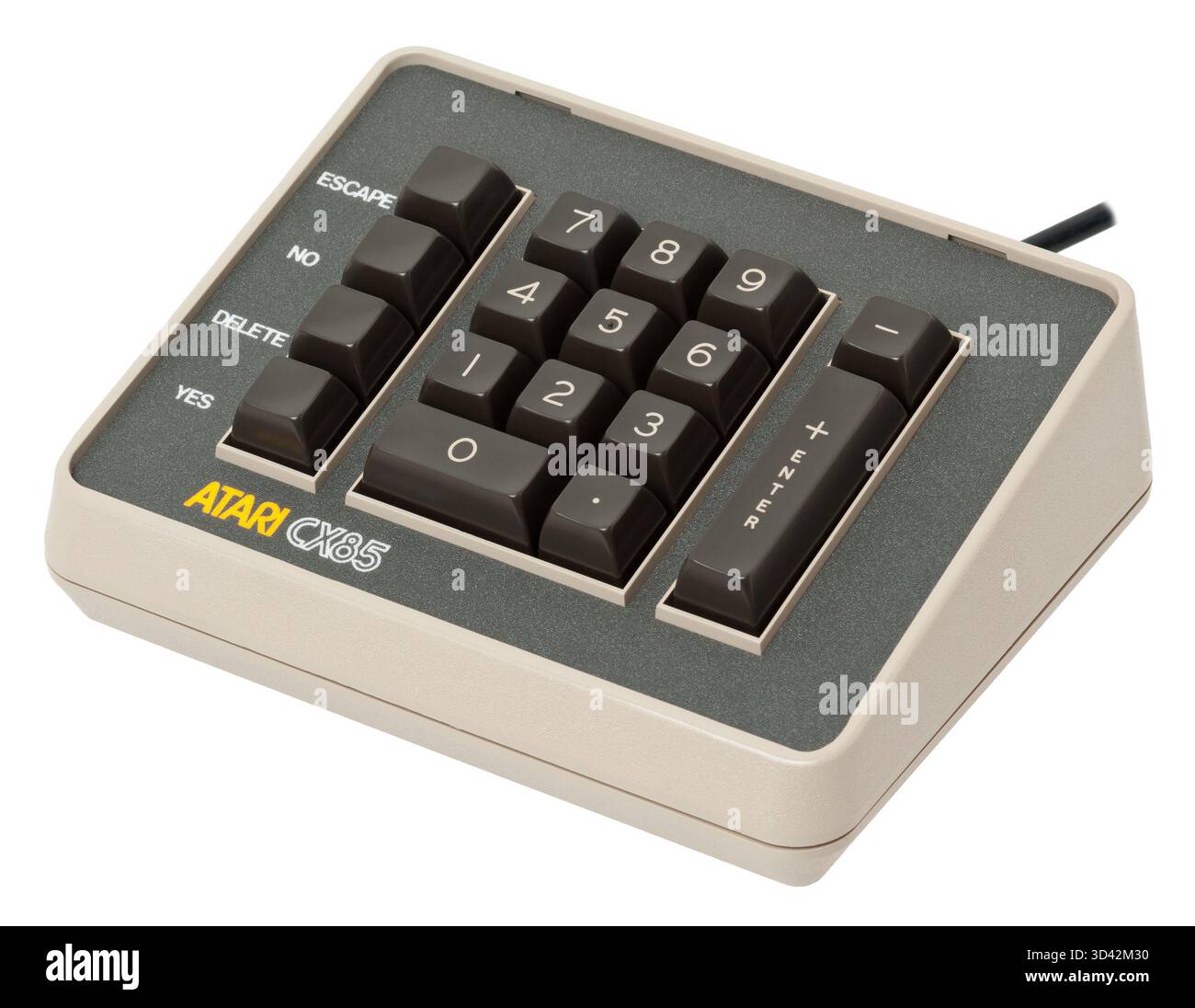 Atari CX85, a numerical pad for 8-bit Atari Stock Photo