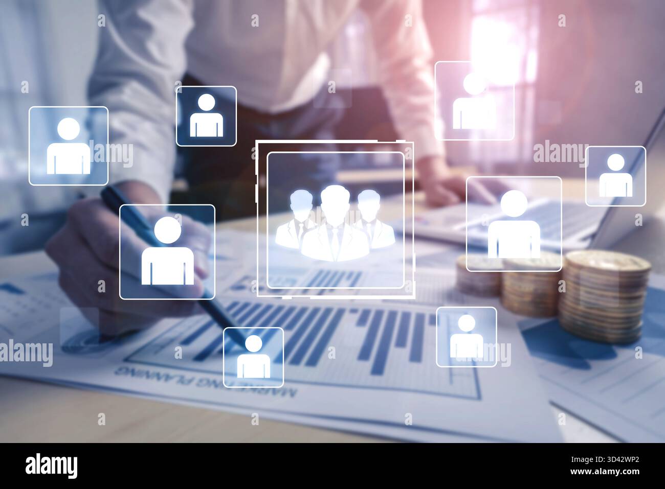 Concept of human resources and organizational structure. A professional ...