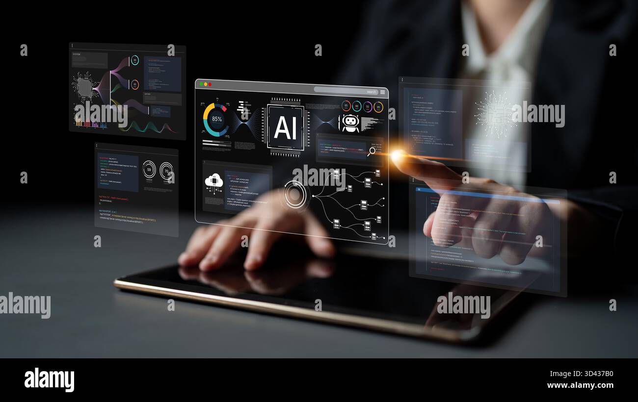 An AI development environment dashboard. This platform provides tools ...
