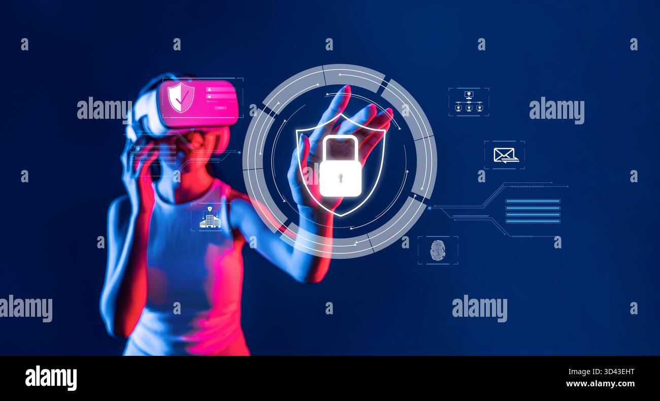 Explore the intersection of virtual reality and cybersecurity as a ...