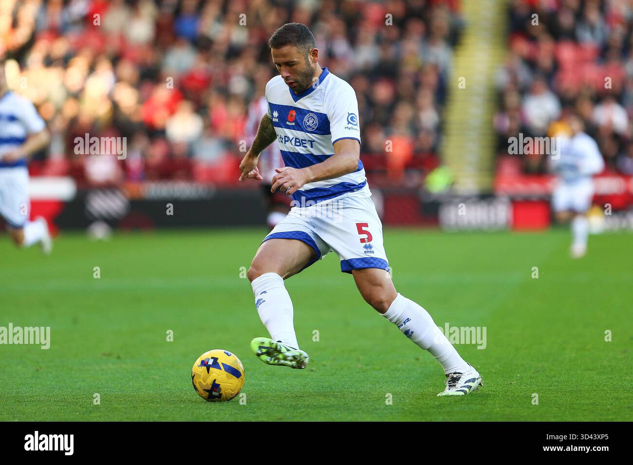 Steve Cook of Queens Park Rangers in action during the Sky Bet ...