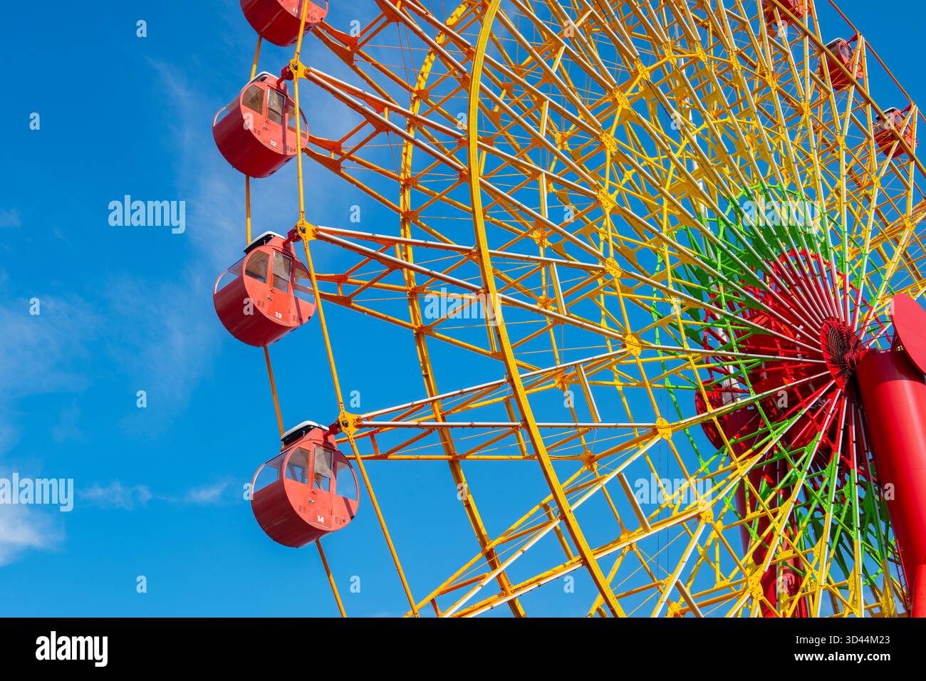 Mosaic Big Ferris Wheel at Kobe waterfront in Chuo Ward of Kobe