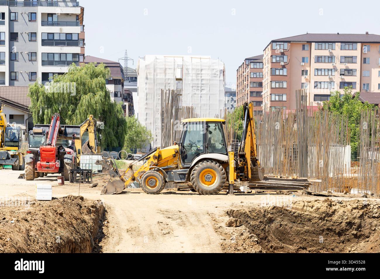 Photo inspiration: Gallery Detail: Construction Of A New Residential Area With Apartment Buildings Using