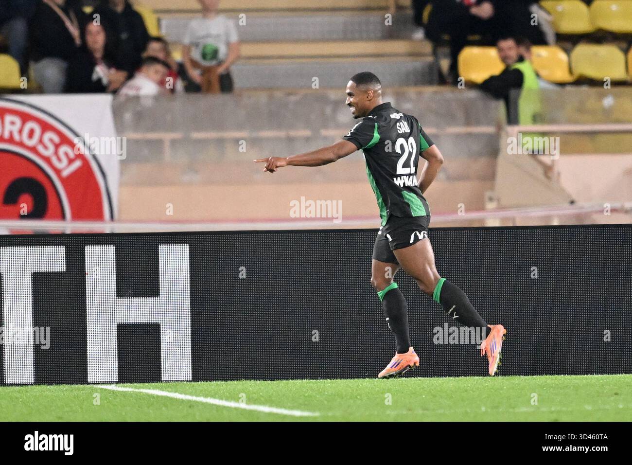 22 Wesley SAID (rcl) during the Ligue 1 McDonald's match between Monaco ...