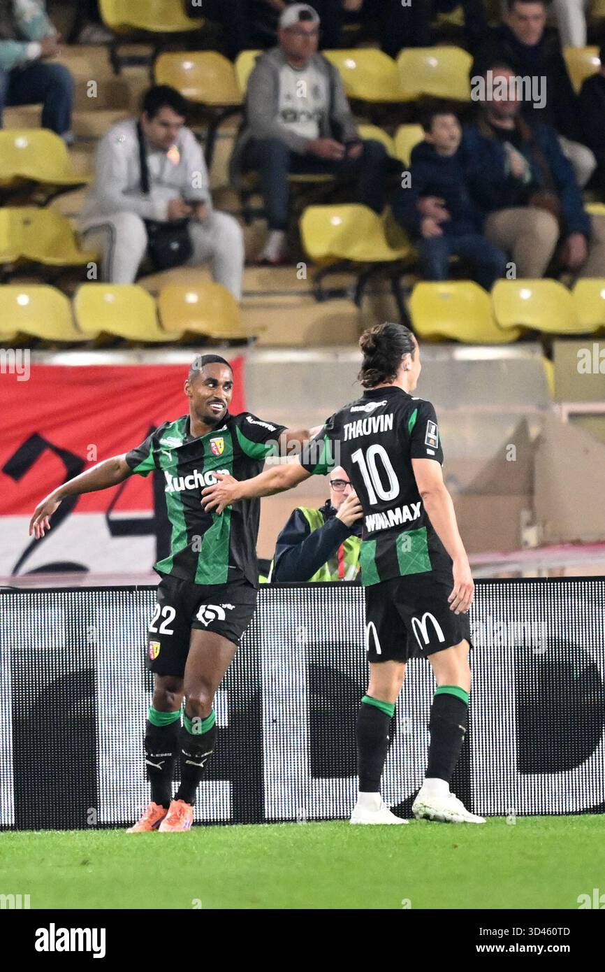 22 Wesley SAID (rcl) during the Ligue 1 McDonald's match between Monaco ...