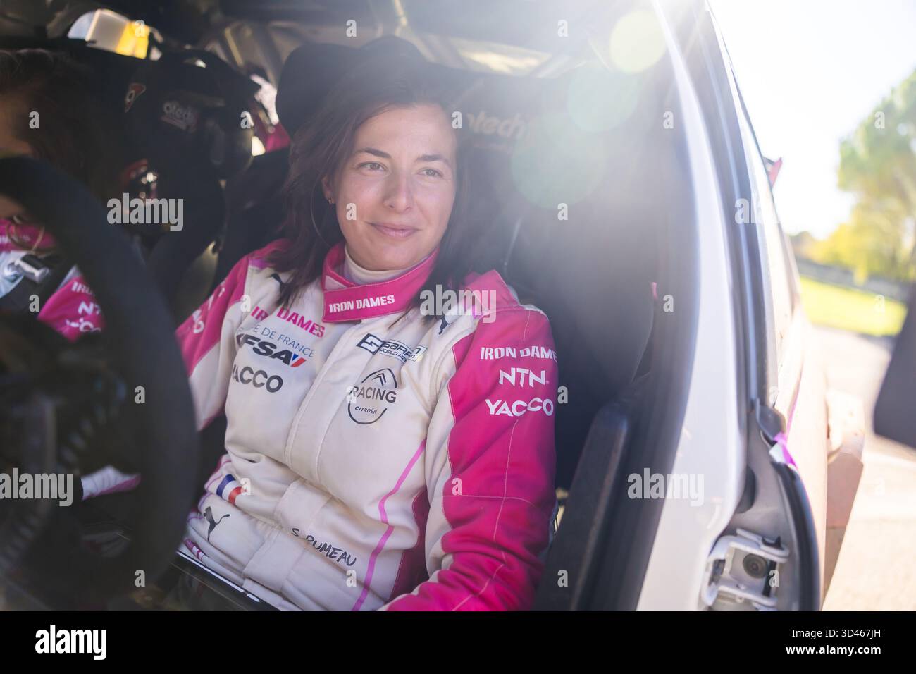 RUMEAU Sarah, AMBLARD Julie, Citroën C3 Rally2, portait during the ...