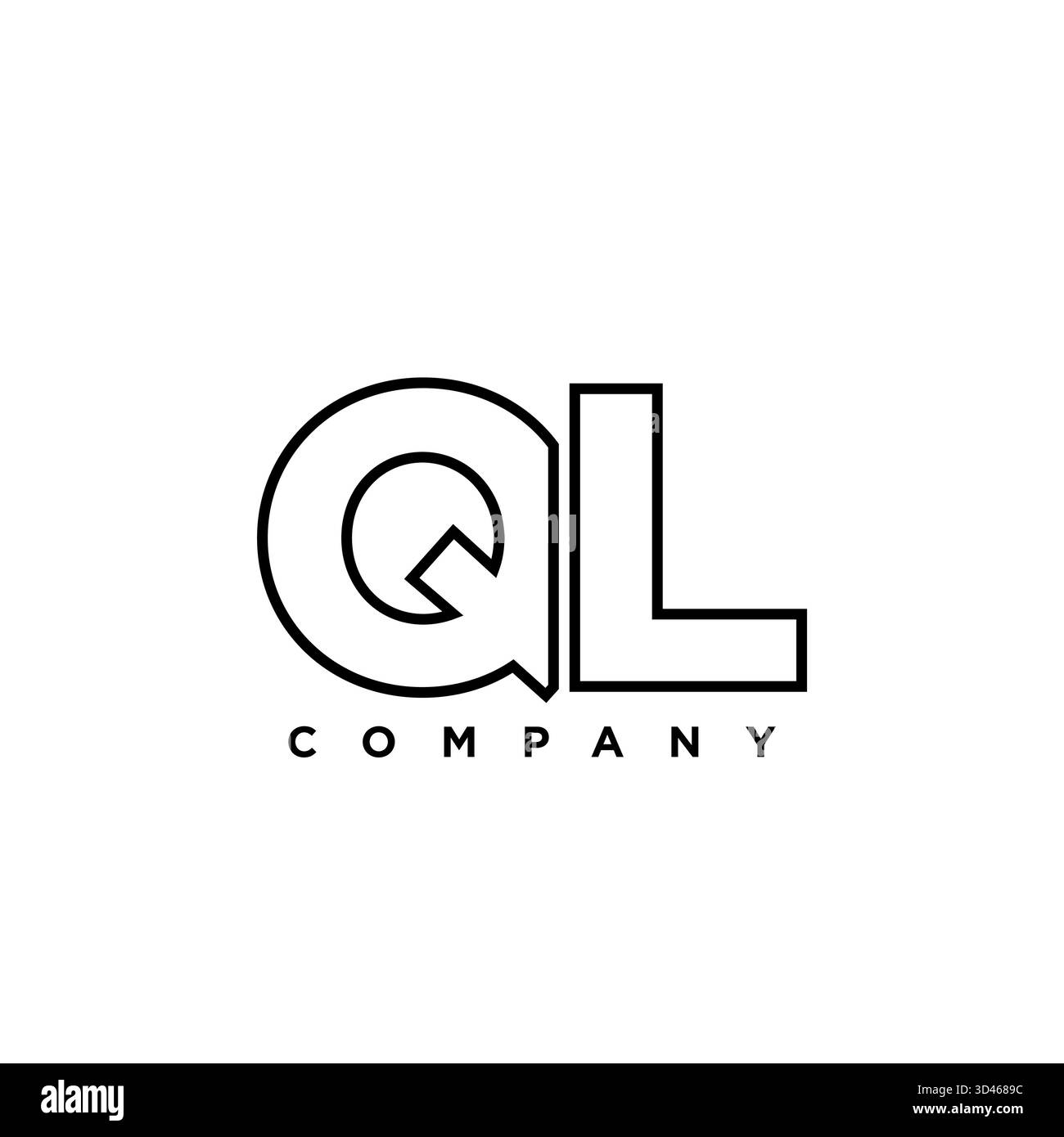 Trendy letter Q and L, QL logo design template. Minimal monogram ...