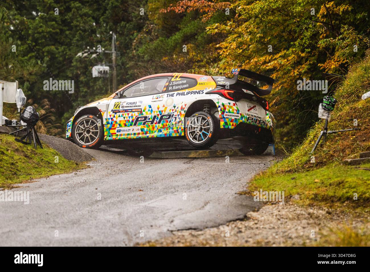 22 Jan SOLANS, Rodrigo SANJUAN, Toyota Yaris Rally2, action during the 2025  Rally, Japan. , . WRC World Rally Car Championship, from November 6 to 9,  2025 at Toyota, Aichi, Japan -