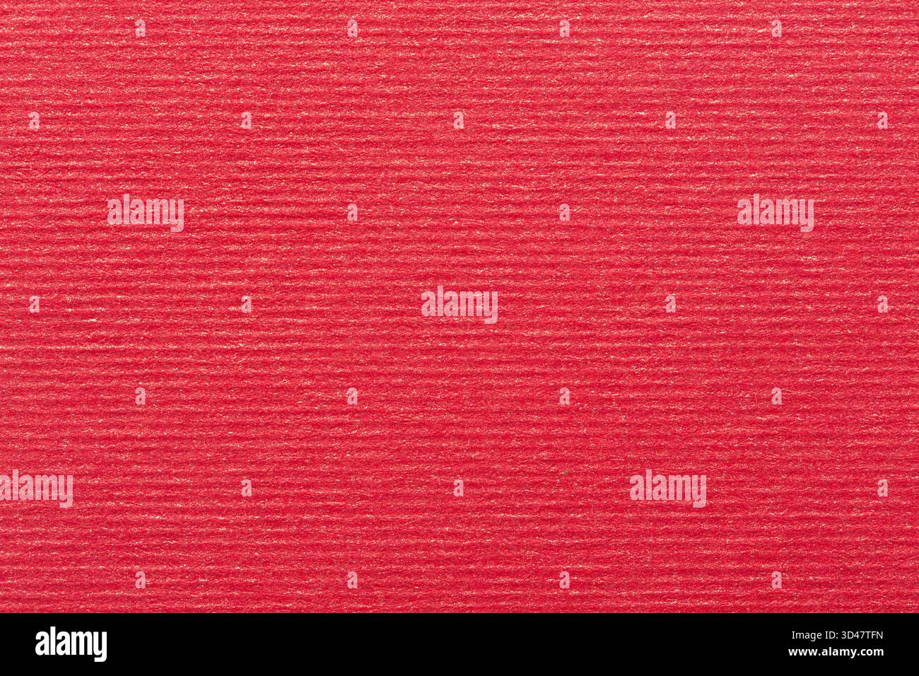 Red paper texture with delicate pattern. Stock Photo