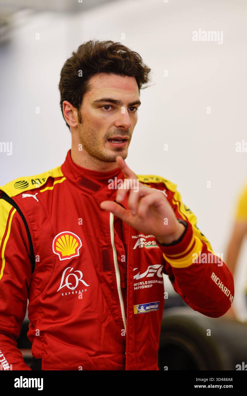 ROVERA Alessio (ita), AF Corse, Ferrari 4990 #83, Hypercar, portrait ...