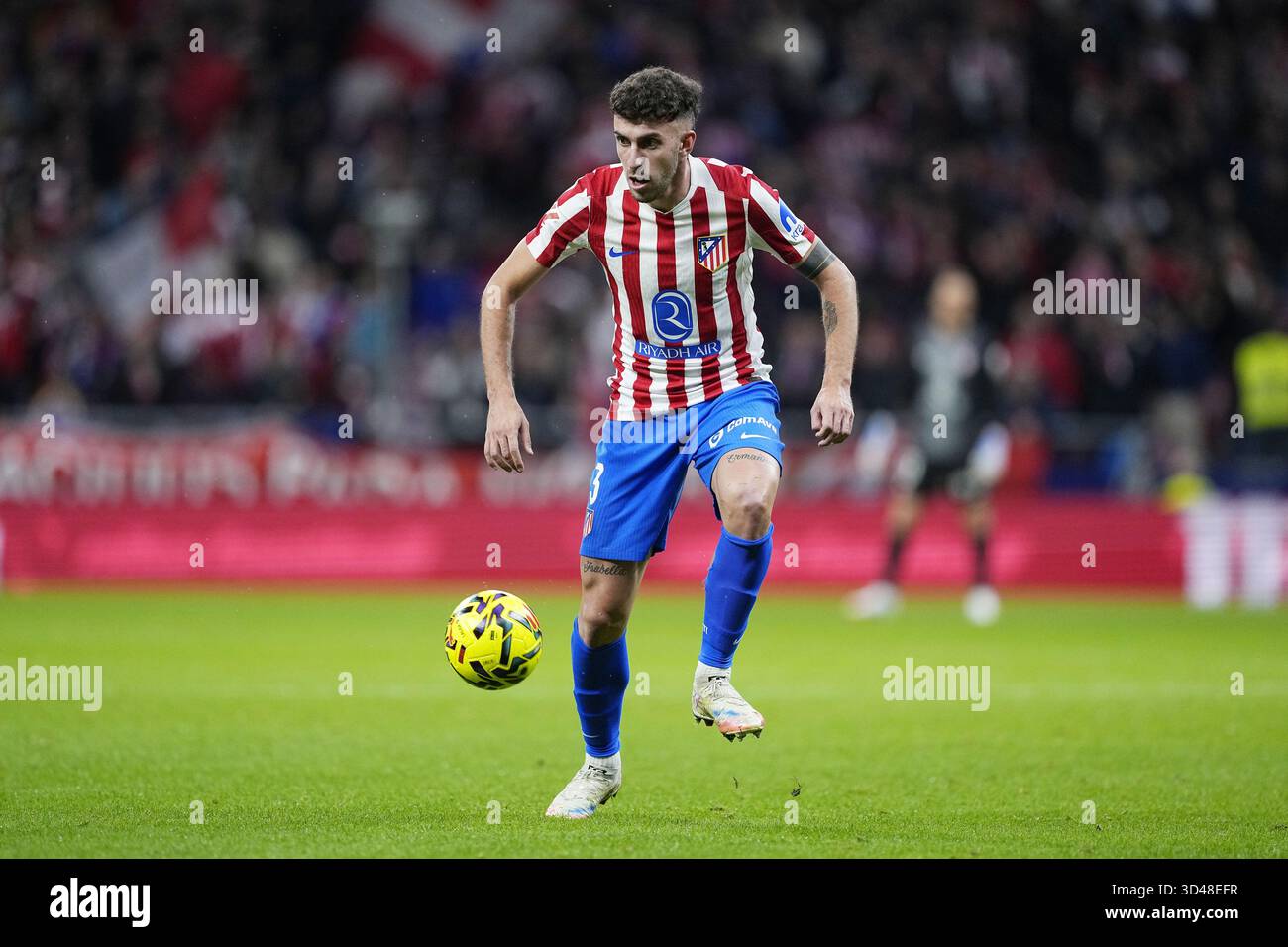 Matteo Ruggeri of Atletico de Madrid during the Spanish championship ...