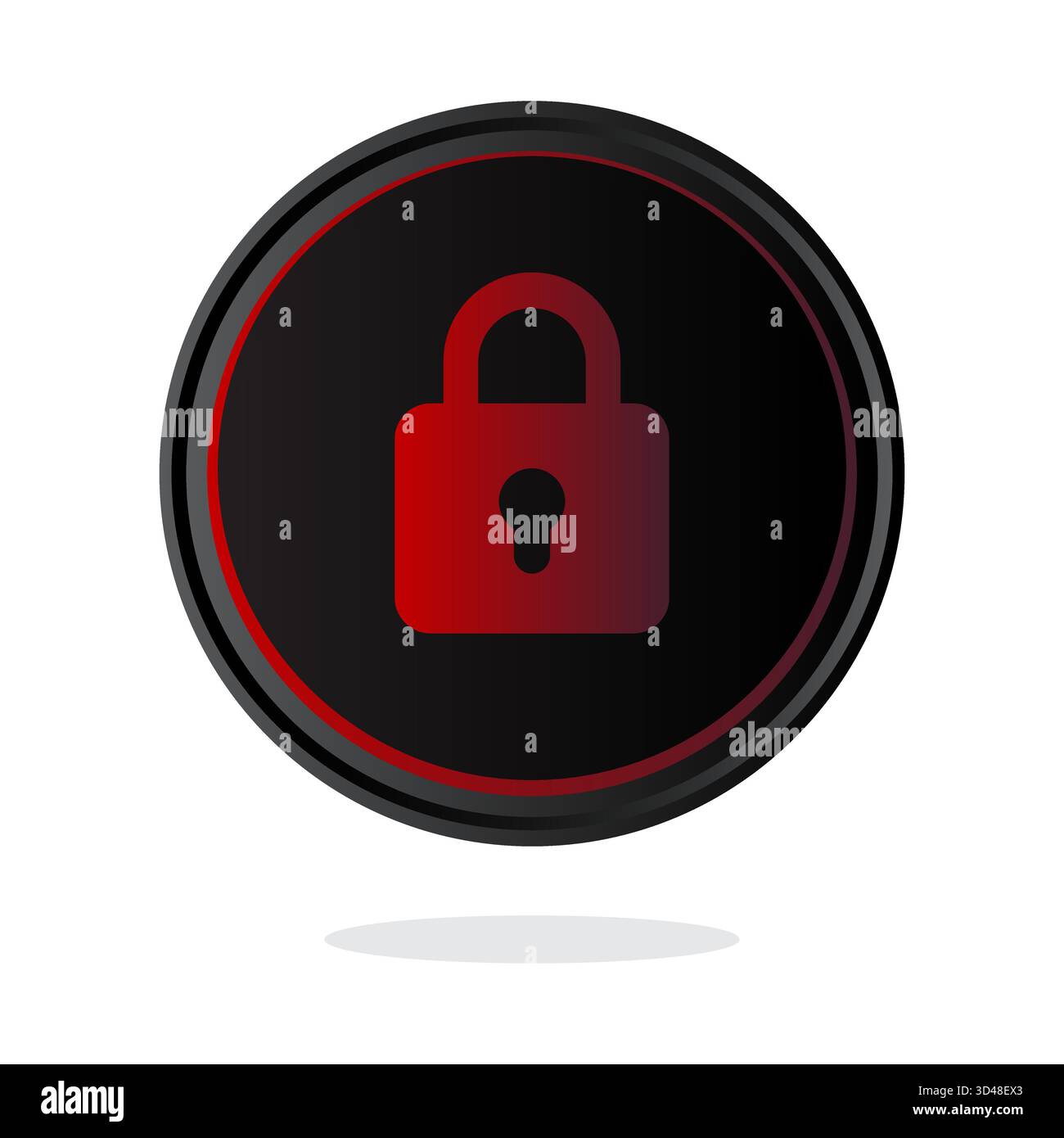 Locked icon. Protected data symbol. Safety button Vector. Security ...