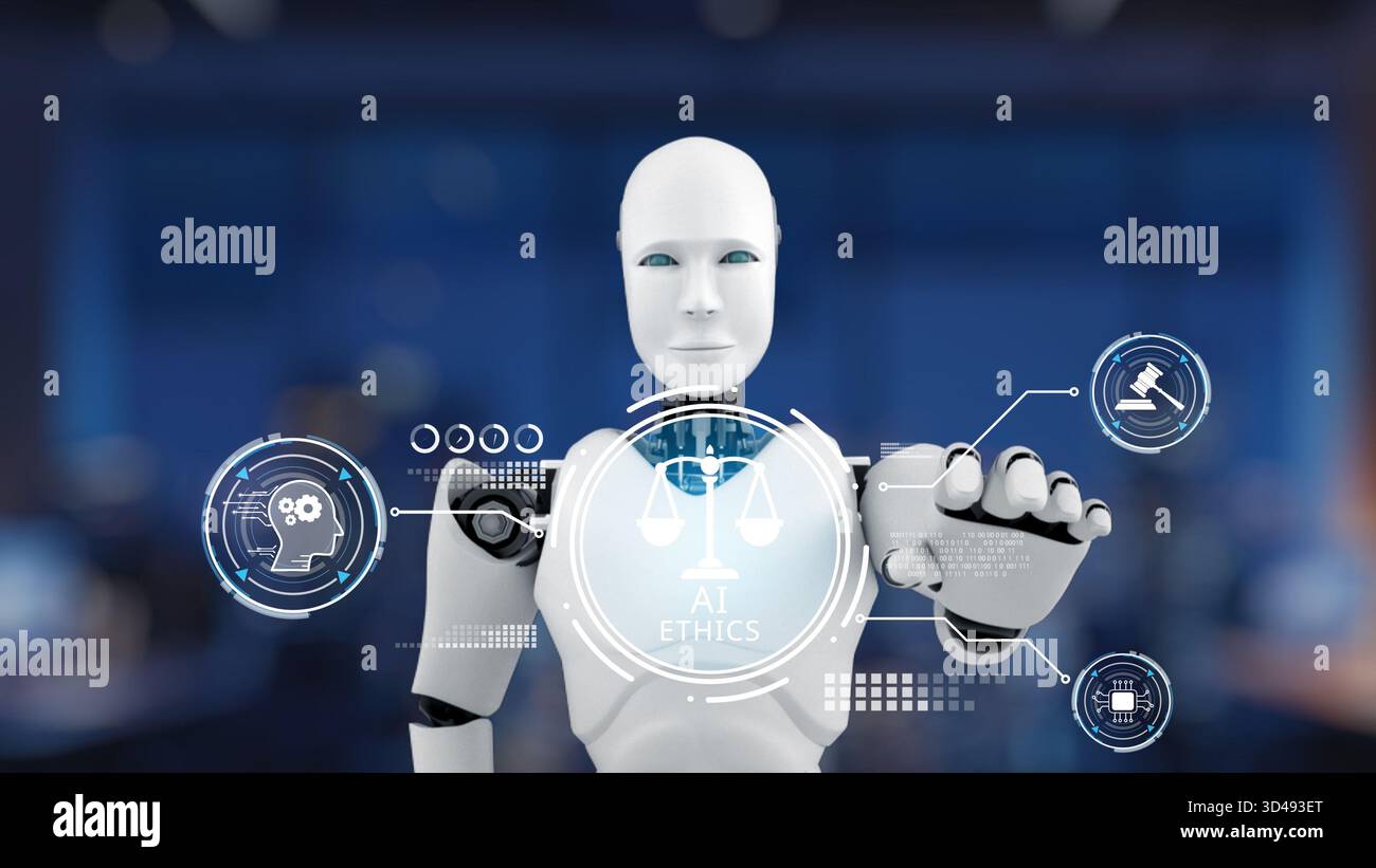 Conceptual representation of artificial intelligence ethics with a ...