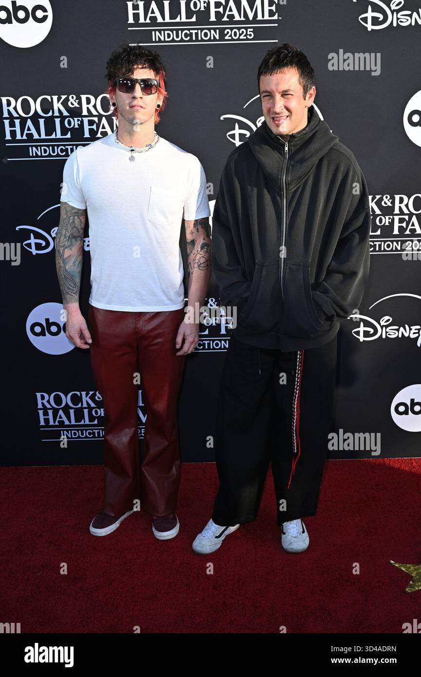Josh Dun and Tyler Joseph from Twenty One Pilots at the 40th Rock ...
